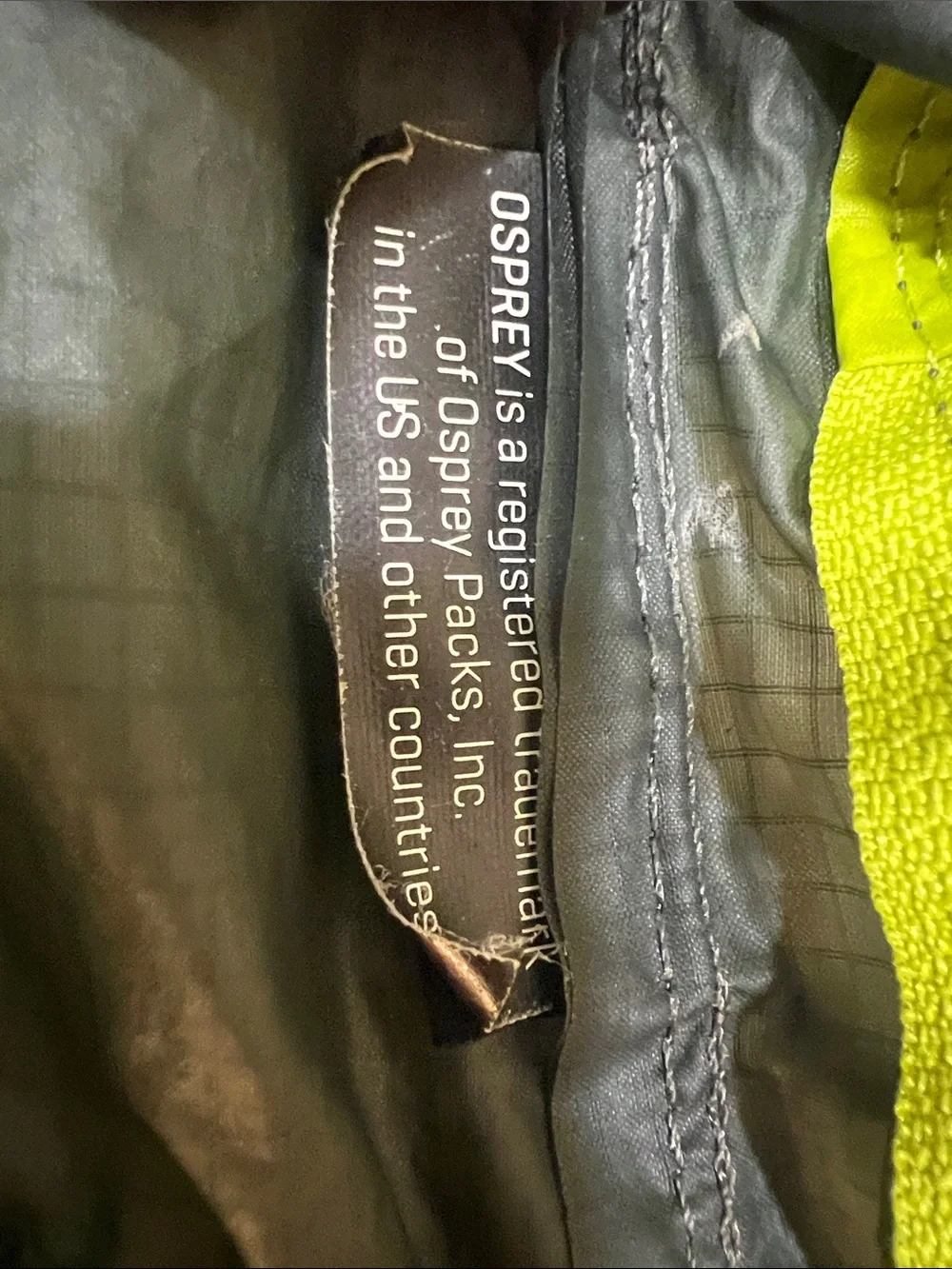 OSPREY Ultralight Stuff Pack 18L Backpack Olive Green Lime Packable Unisex